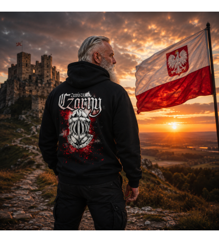 Bluza z kapturem ZAWISZA CZARNY